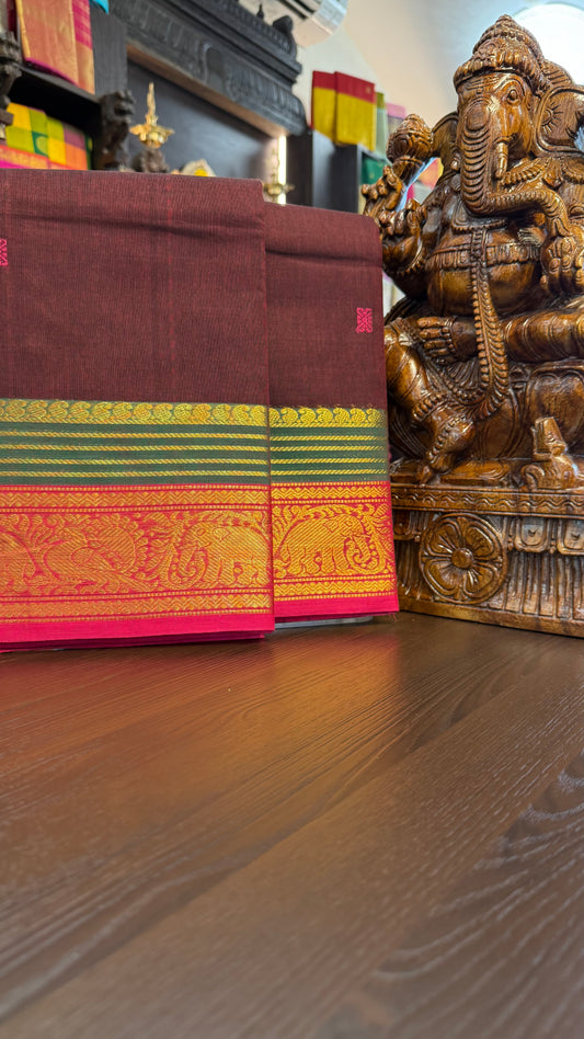 Kanchi Cotton Saree