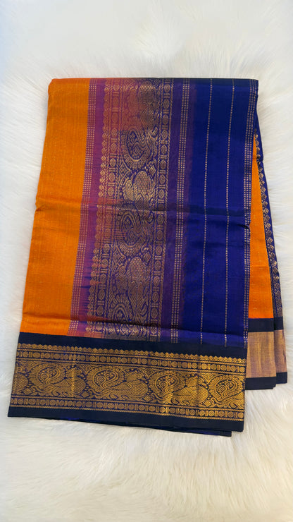 HANDLOOM KANCHIPURAM SILK COTTON (KSC254)