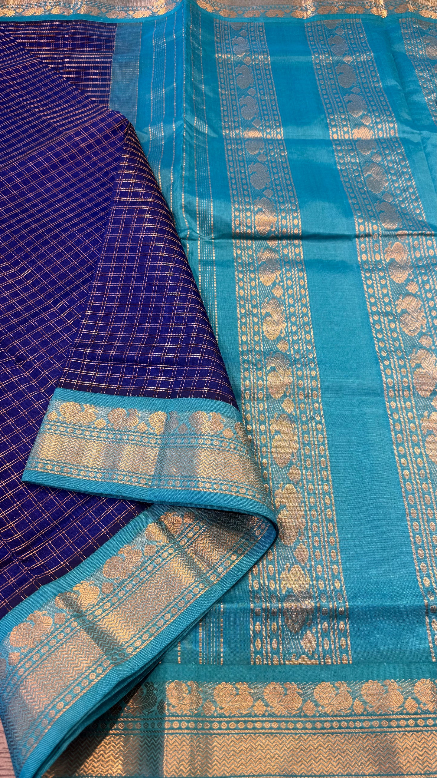HANDLOOM KANCHIPURAM SILK COTTON (KSC146)