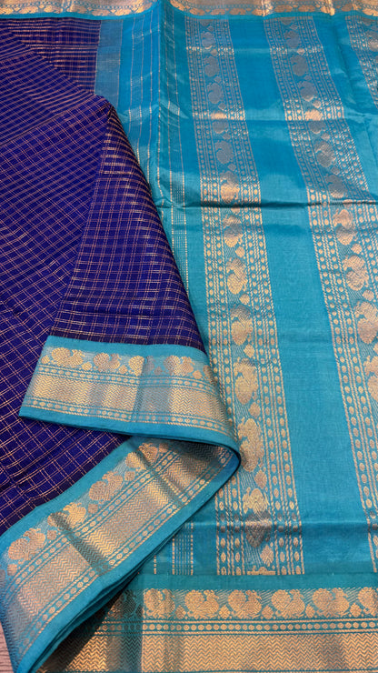 HANDLOOM KANCHIPURAM SILK COTTON (KSC146)