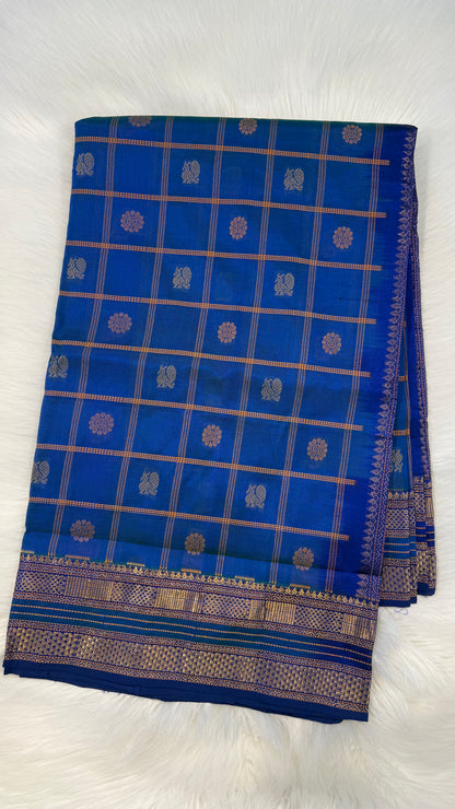HANDLOOM KANCHIPURAM SILK COTTON (KSC156)