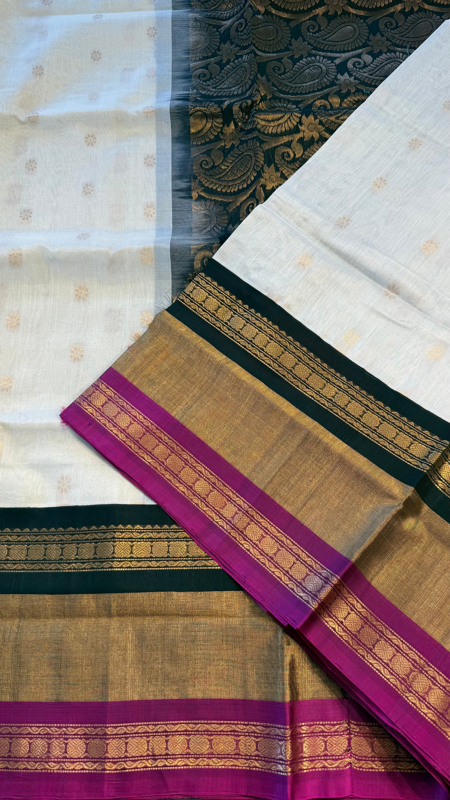 HANDLOOM KANCHIPURAM SILK COTTON (KSC271)