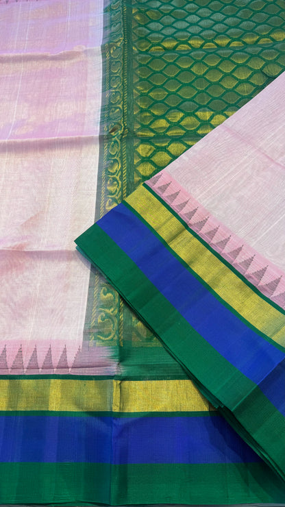 HANDLOOM KANCHIPURAM SILK COTTON (KSC240)