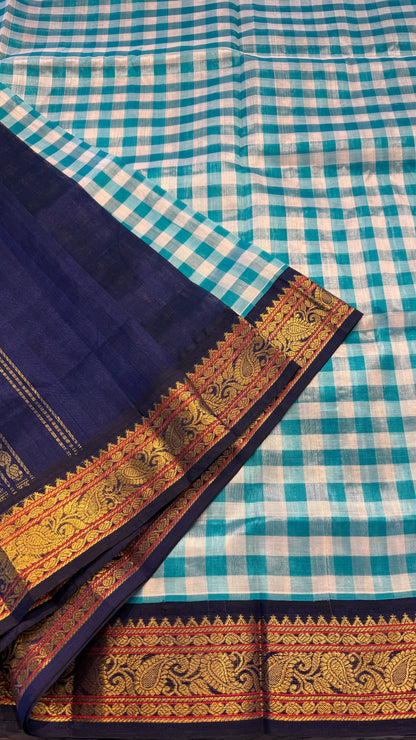 HANDLOOM KANCHIPURAM SILK COTTON (KSC285)