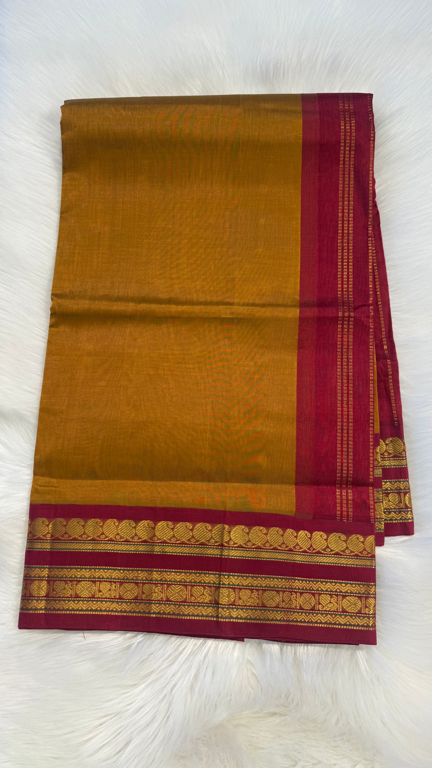 HANDLOOM KANCHIPURAM SILK COTTON (KSC179)