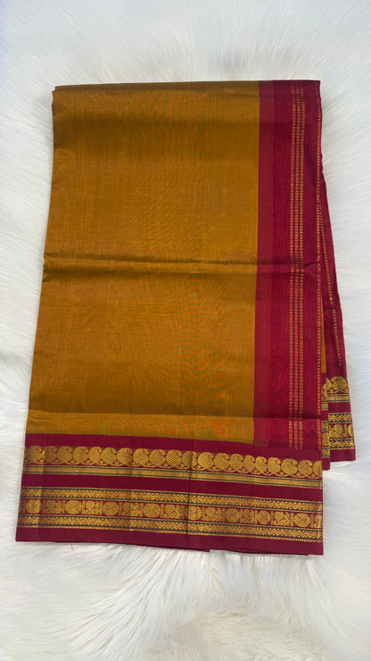 HANDLOOM KANCHIPURAM SILK COTTON (KSC179)