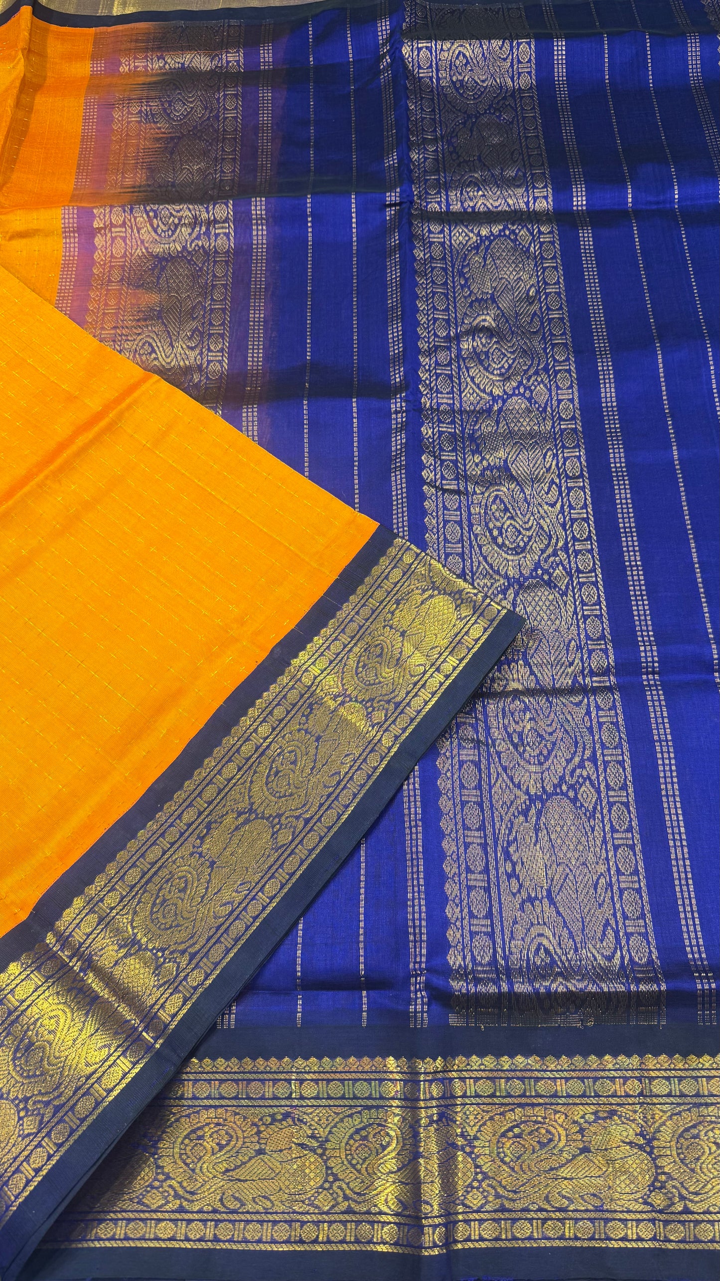 HANDLOOM KANCHIPURAM SILK COTTON (KSC254)
