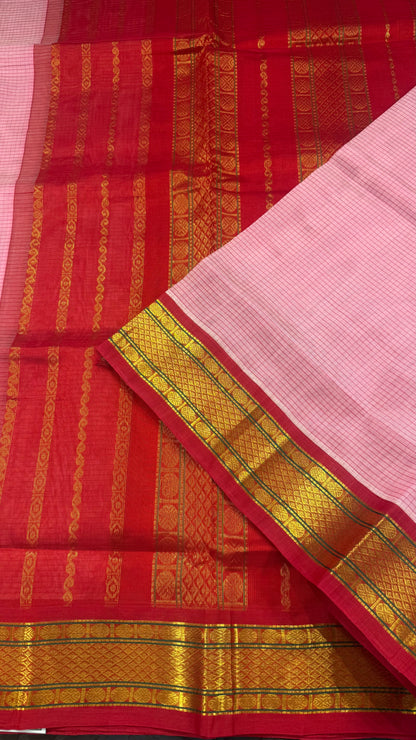 HANDLOOM KANCHIPURAM SILK COTTON (KSC250)