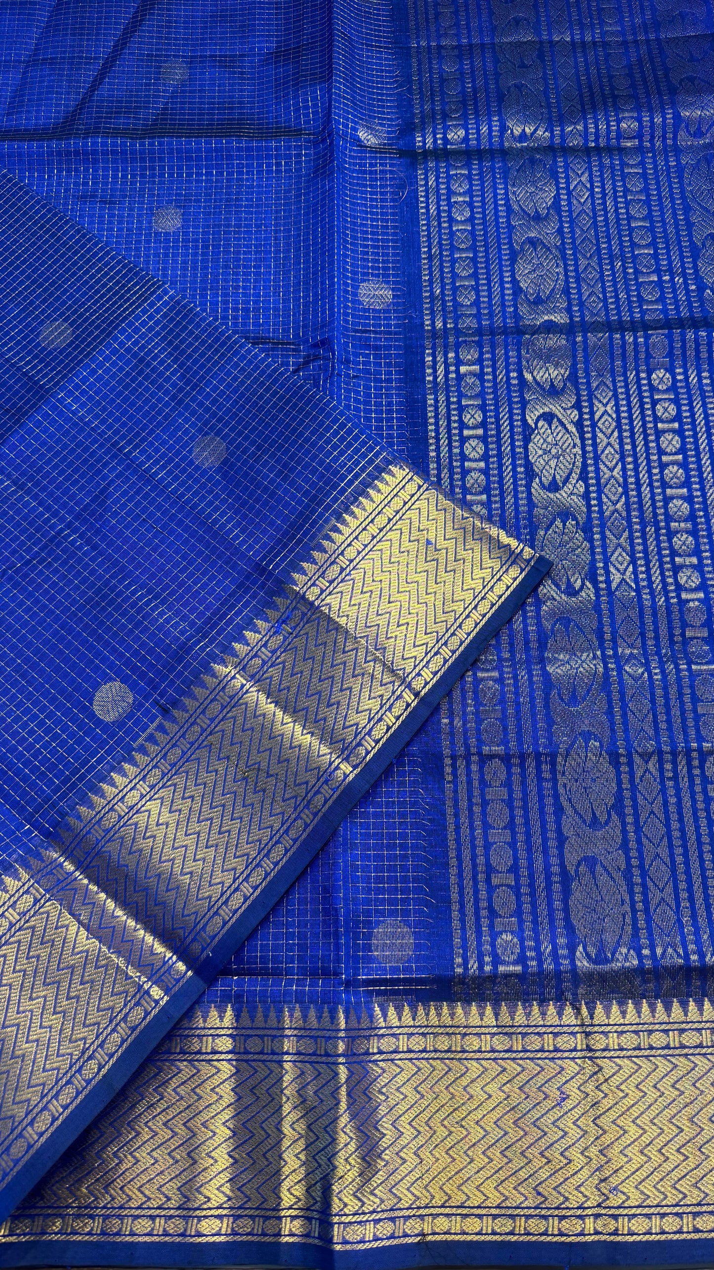 HANDLOOM KANCHIPURAM SILK COTTON (KSC183)