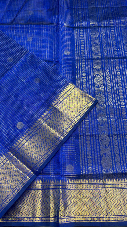 HANDLOOM KANCHIPURAM SILK COTTON (KSC183)