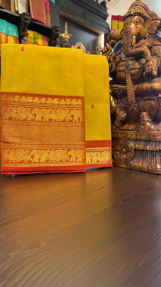 Kanchi Cotton Saree