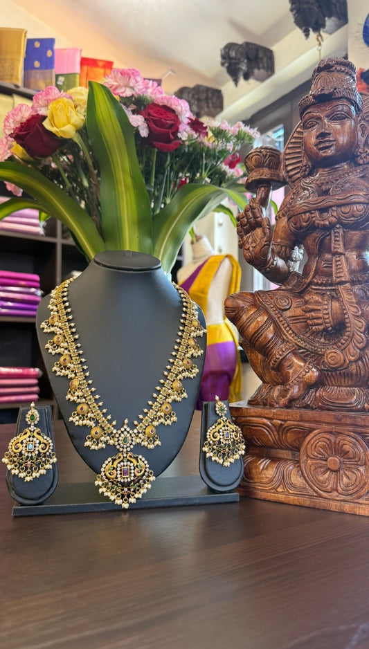 Srisha Long Necklace Jewellery Set