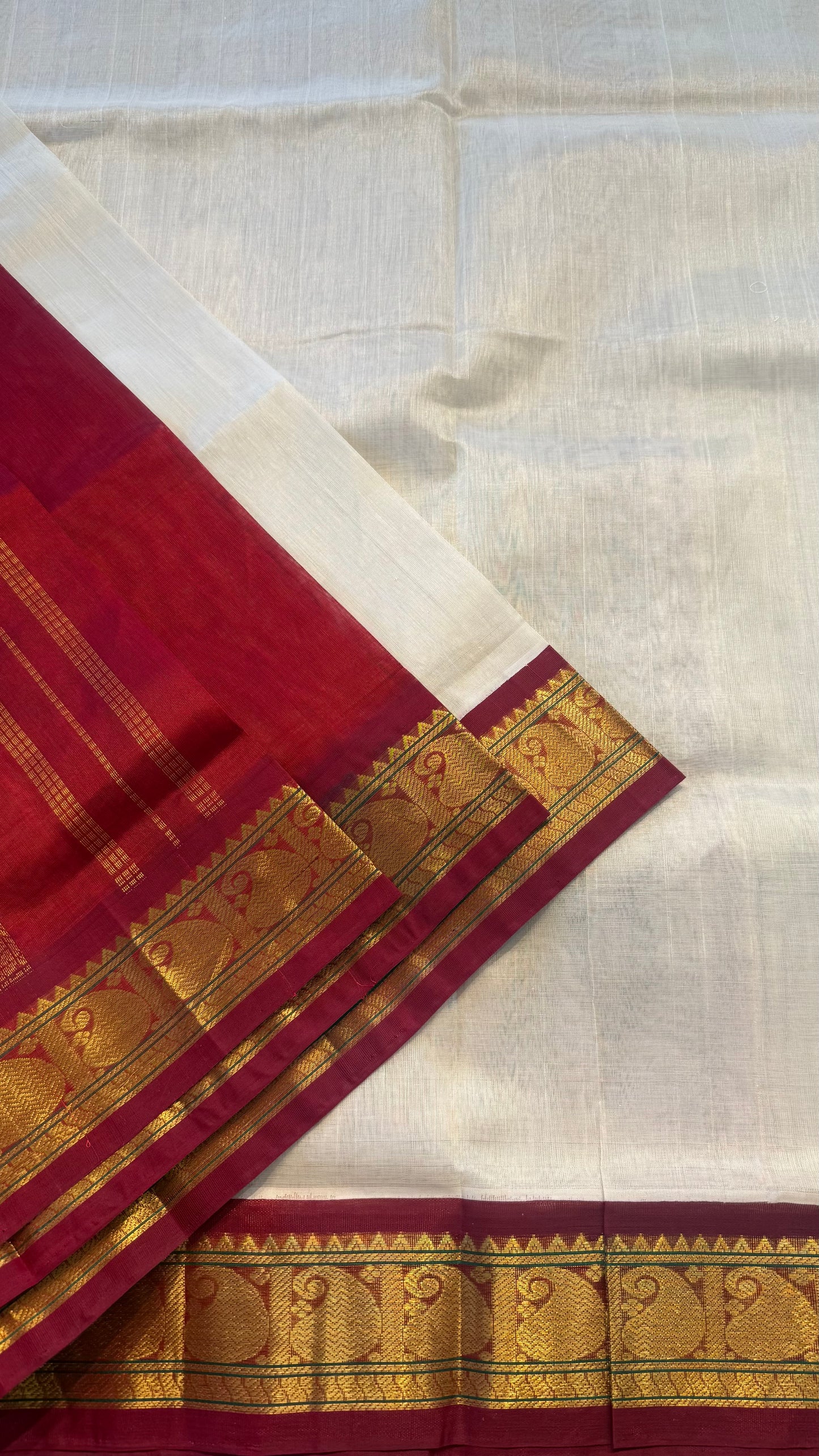 HANDLOOM KANCHIPURAM SILK COTTON (KSC282)
