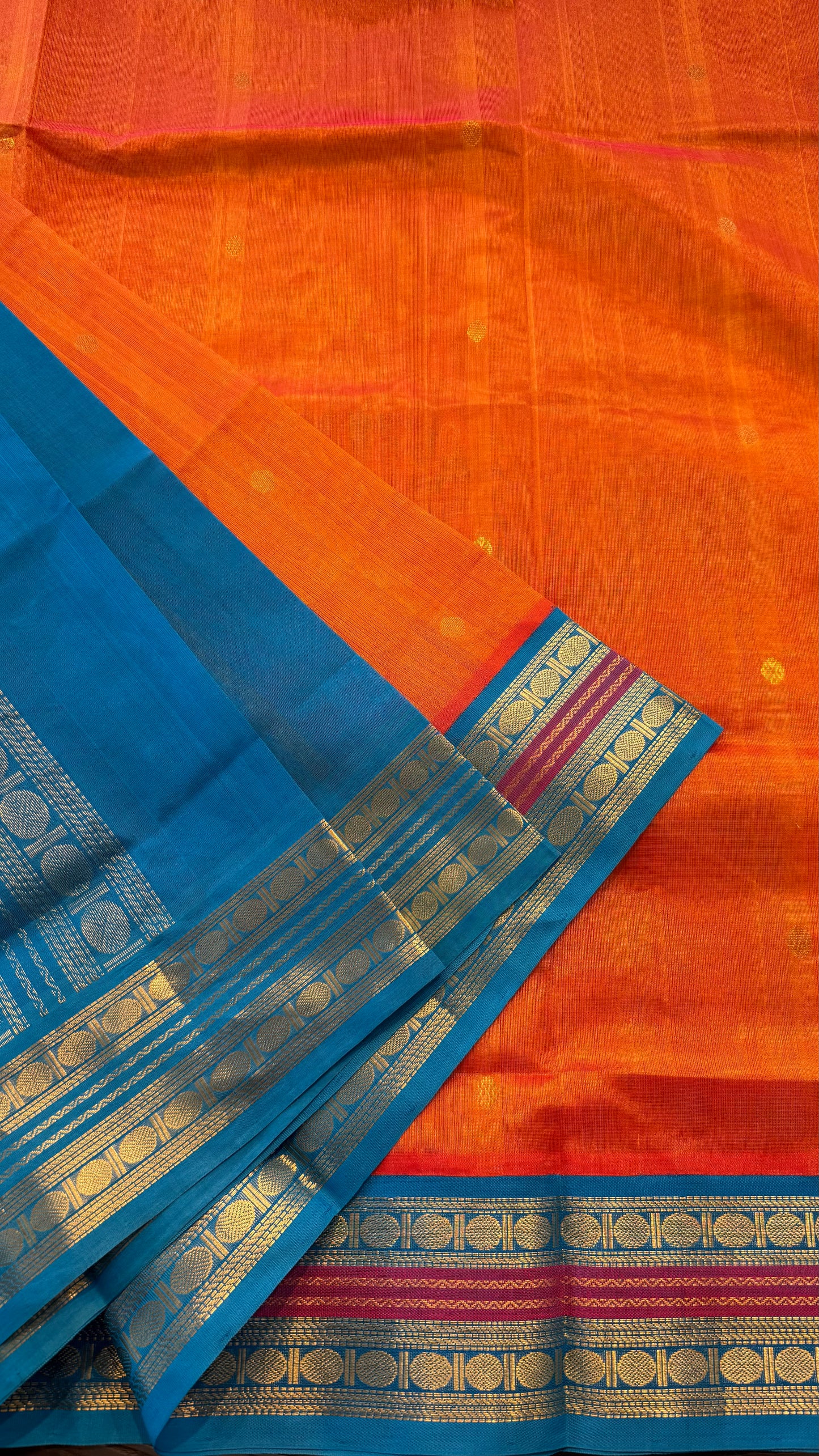 HANDLOOM KANCHIPURAM SILK COTTON (KSC238)