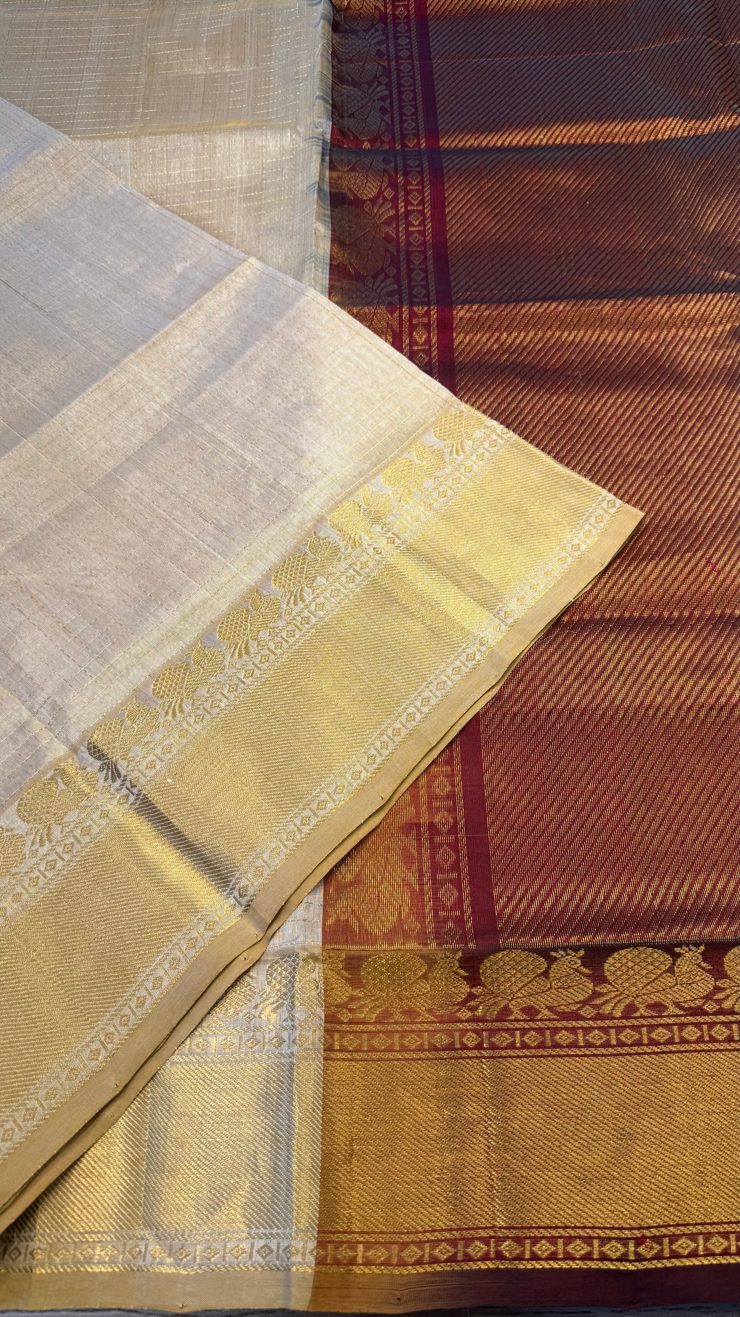 HANDLOOM KANCHIPURAM SILK COTTON (KSC147)