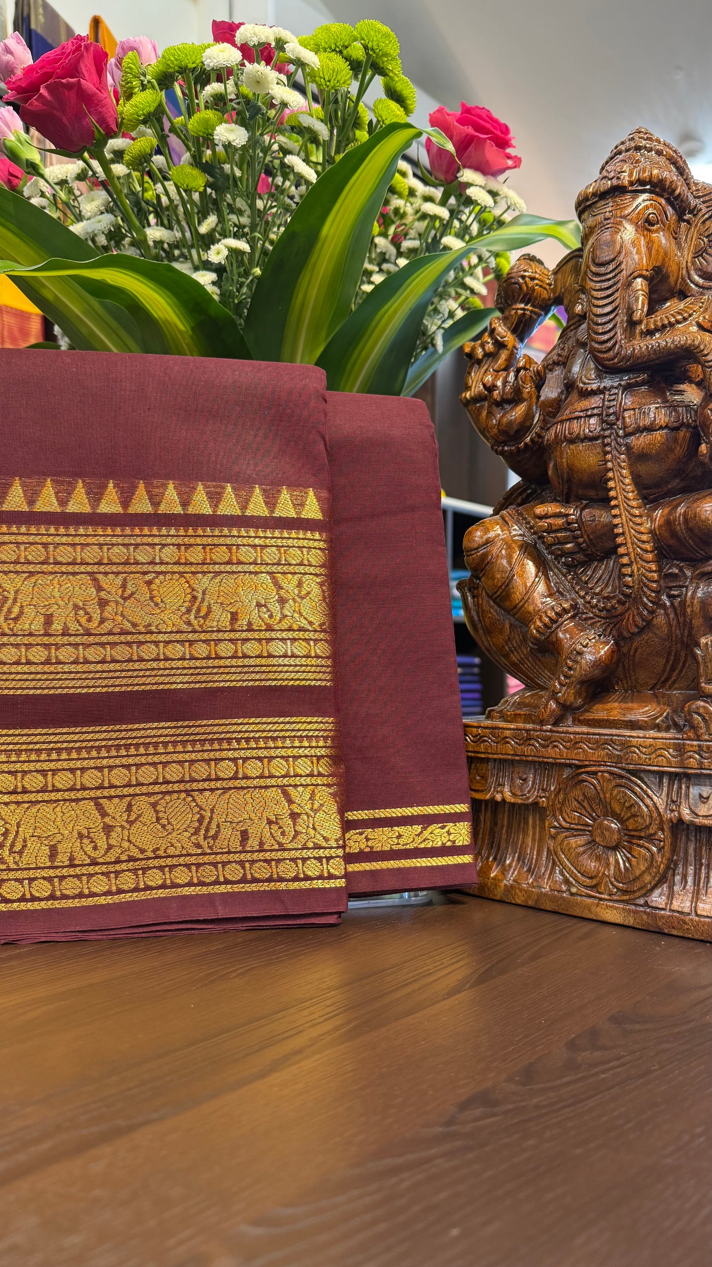 Kanchi Cotton Saree