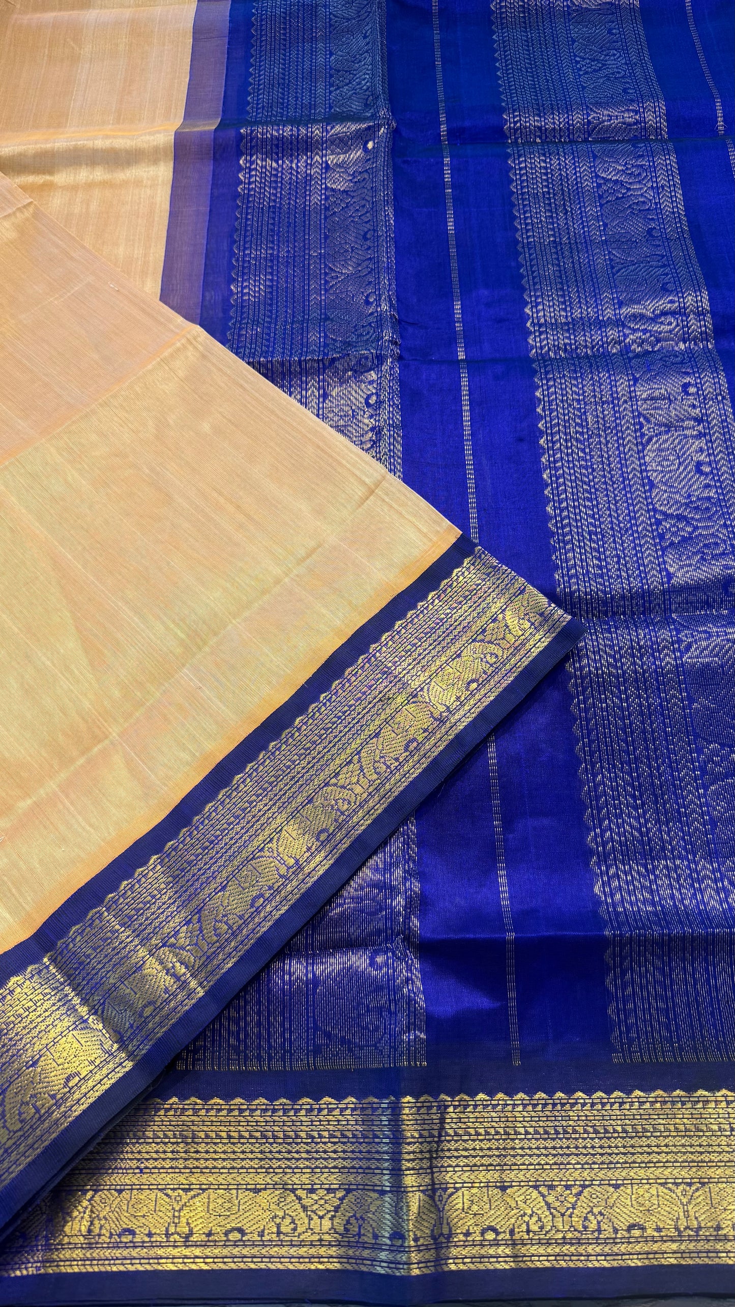 HANDLOOM KANCHIPURAM SILK COTTON (KSC220)
