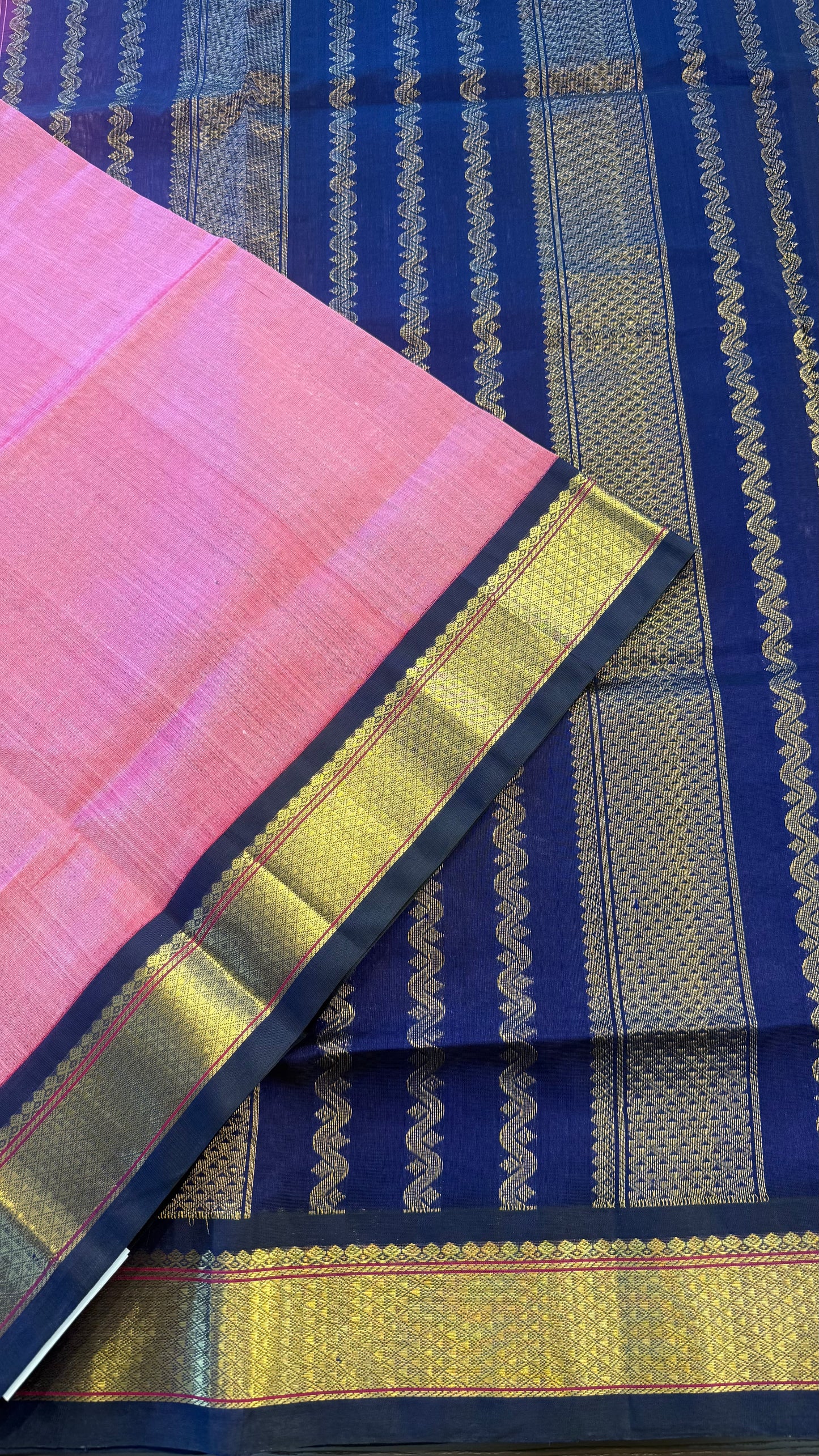 HANDLOOM KANCHIPURAM SILK COTTON (KSC196)