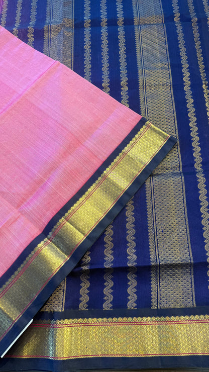 HANDLOOM KANCHIPURAM SILK COTTON (KSC196)