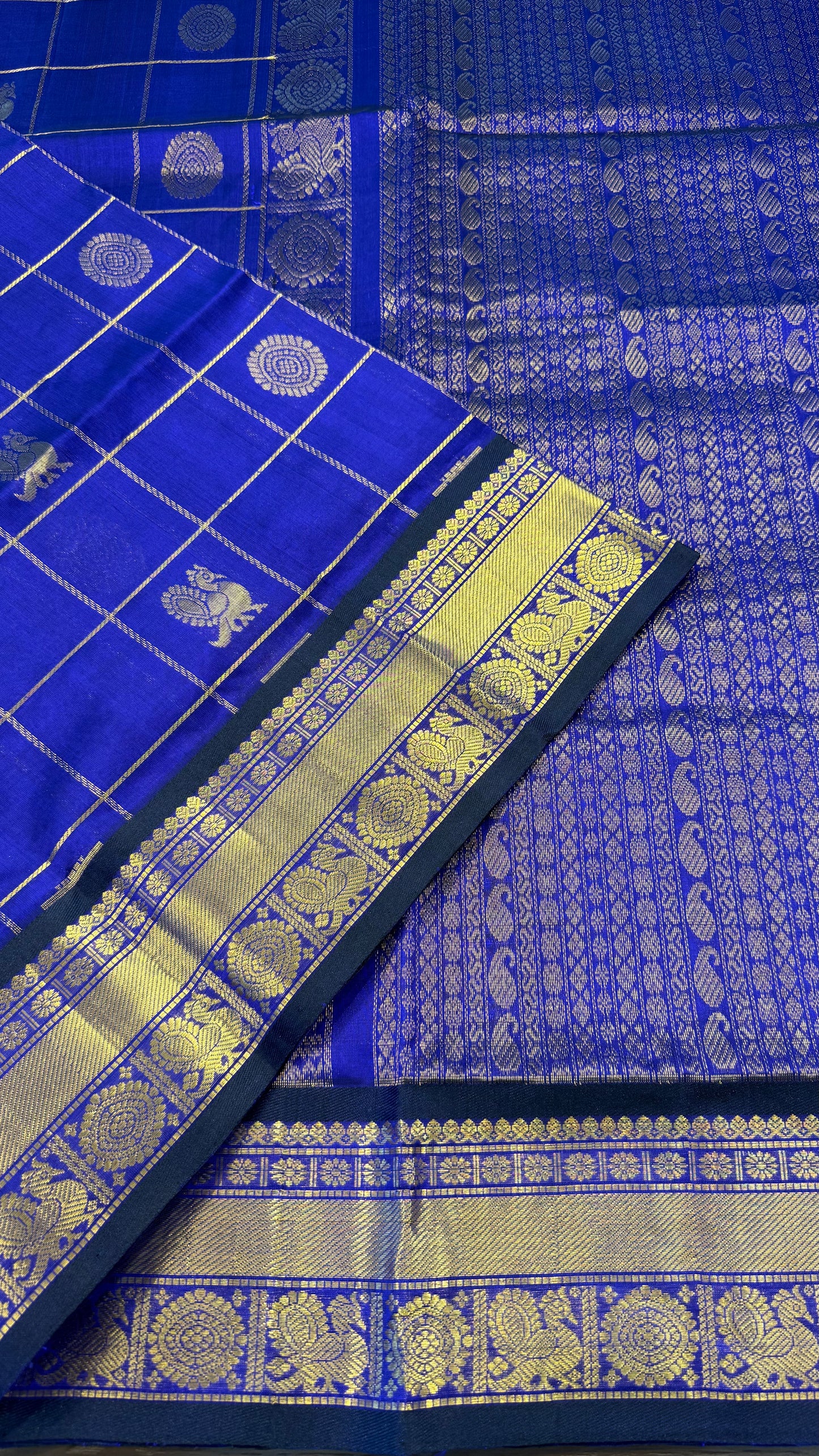 HANDLOOM KANCHIPURAM SILK COTTON (KSC284)
