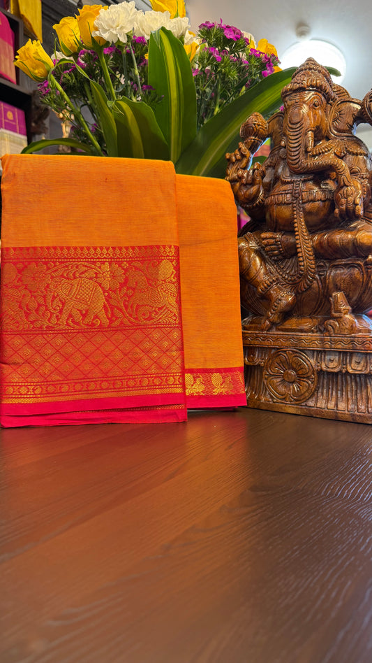 Kanchi Cotton Saree