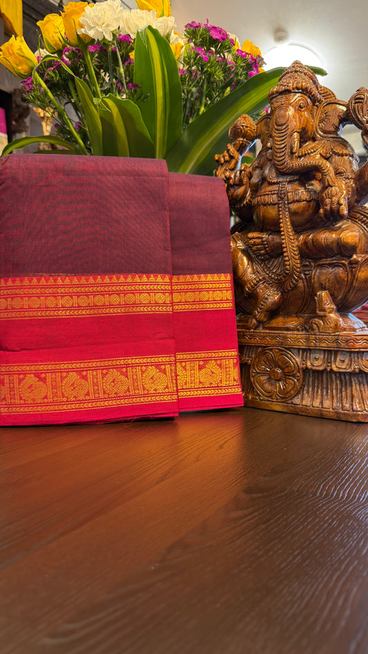 Kanchi Cotton Saree