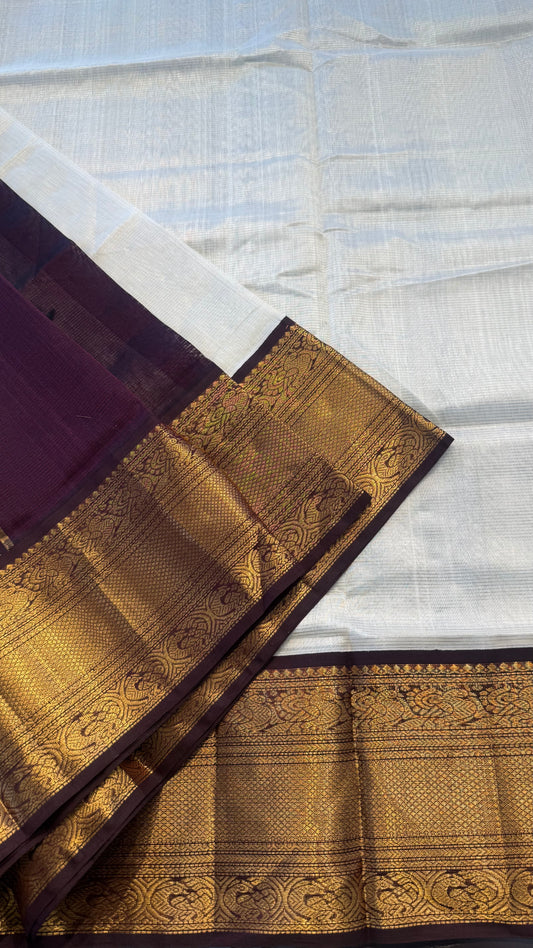 HANDLOOM KANCHIPURAM SILK COTTON (KSC246)