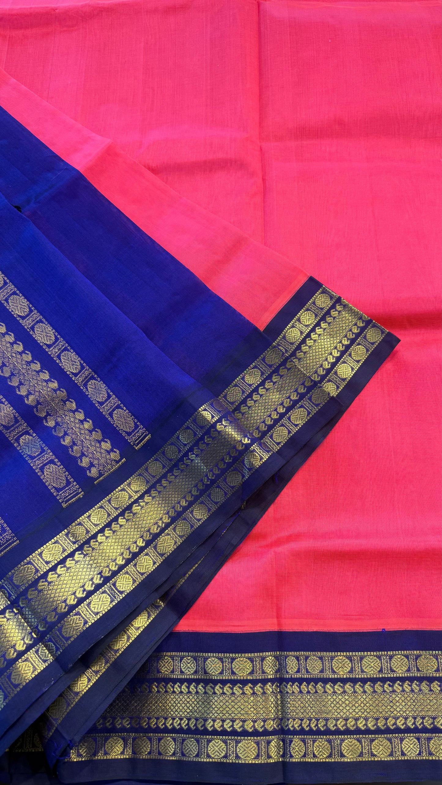 HANDLOOM KANCHIPURAM SILK COTTON (KSC215)