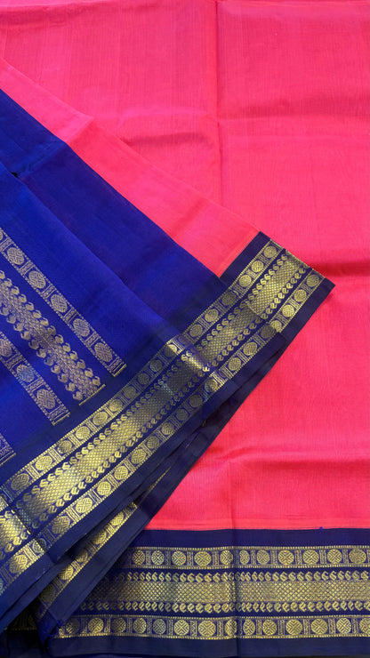HANDLOOM KANCHIPURAM SILK COTTON (KSC215)