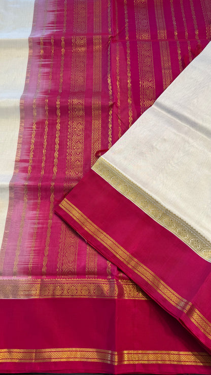 HANDLOOM KANCHIPURAM SILK COTTON (KSC226)