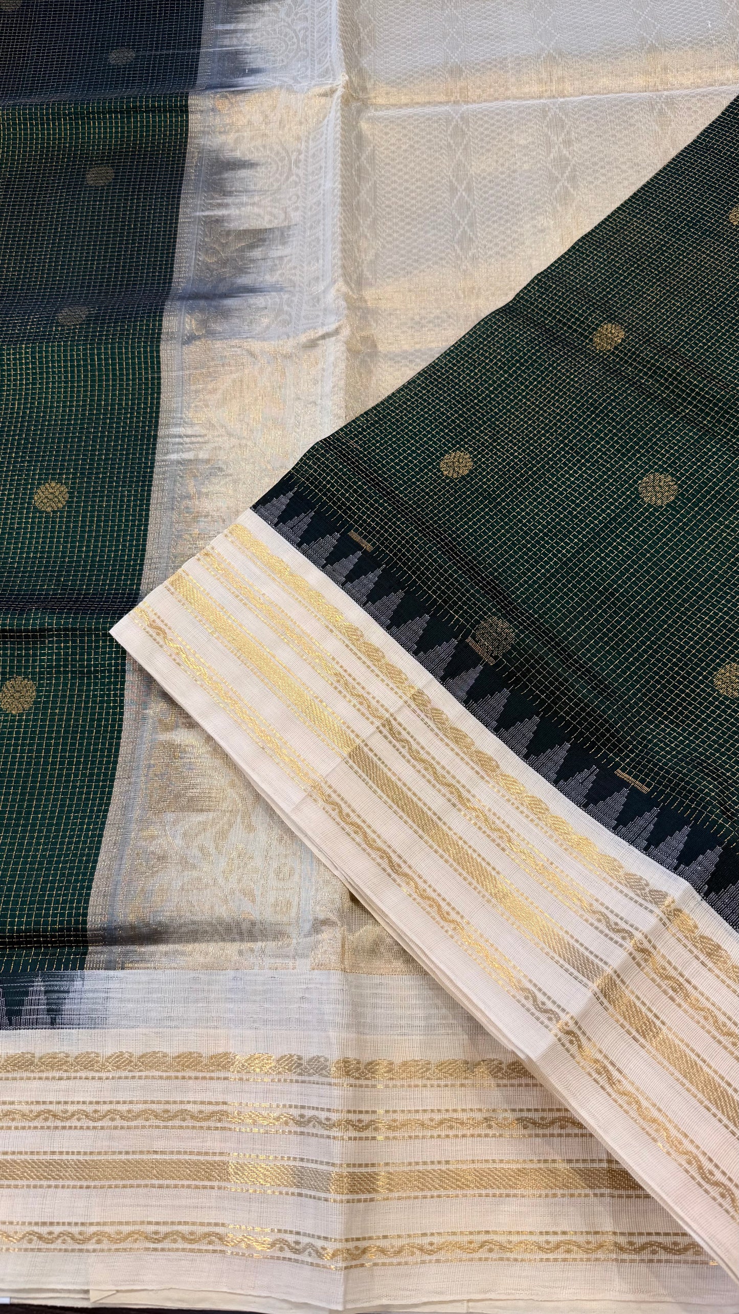 HANDLOOM KANCHIPURAM SILK COTTON (KSC276)