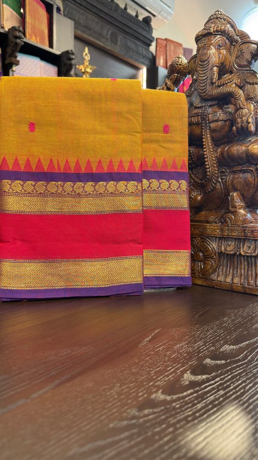 Kanchi Cotton Saree