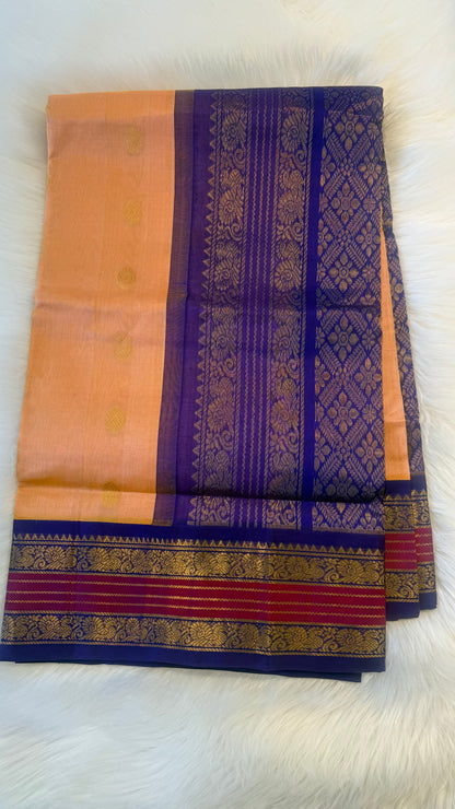 HANDLOOM KANCHIPURAM SILK COTTON (KSC236)
