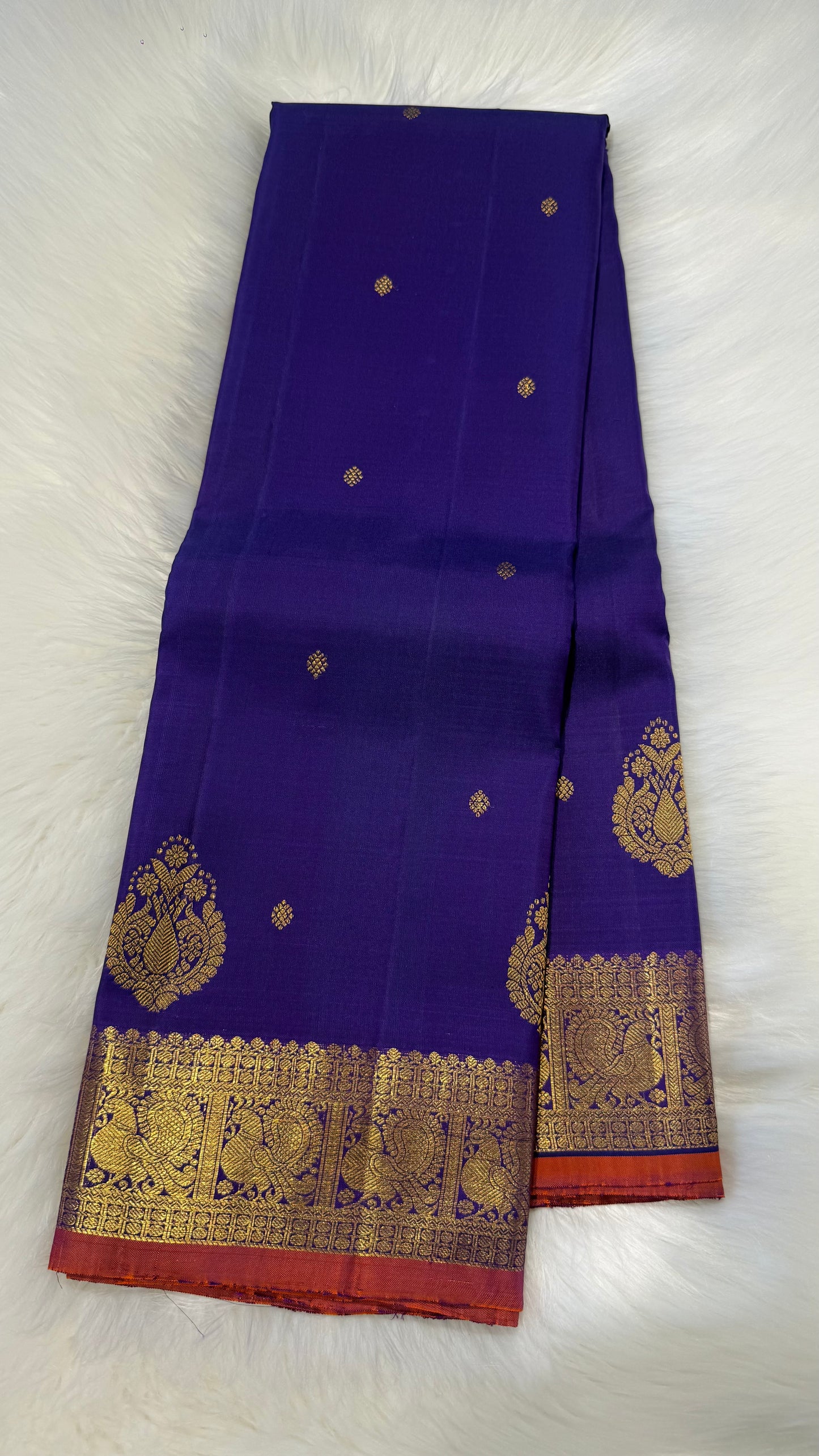 RIPE PLUM PURE KANCHIPURAM HANDLOOM SILK SAREE(KSS 556)