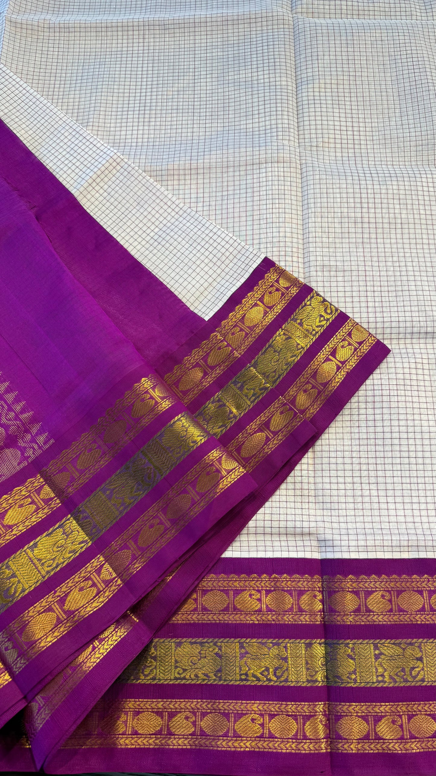 HANDLOOM KANCHIPURAM SILK COTTON (KSC256)