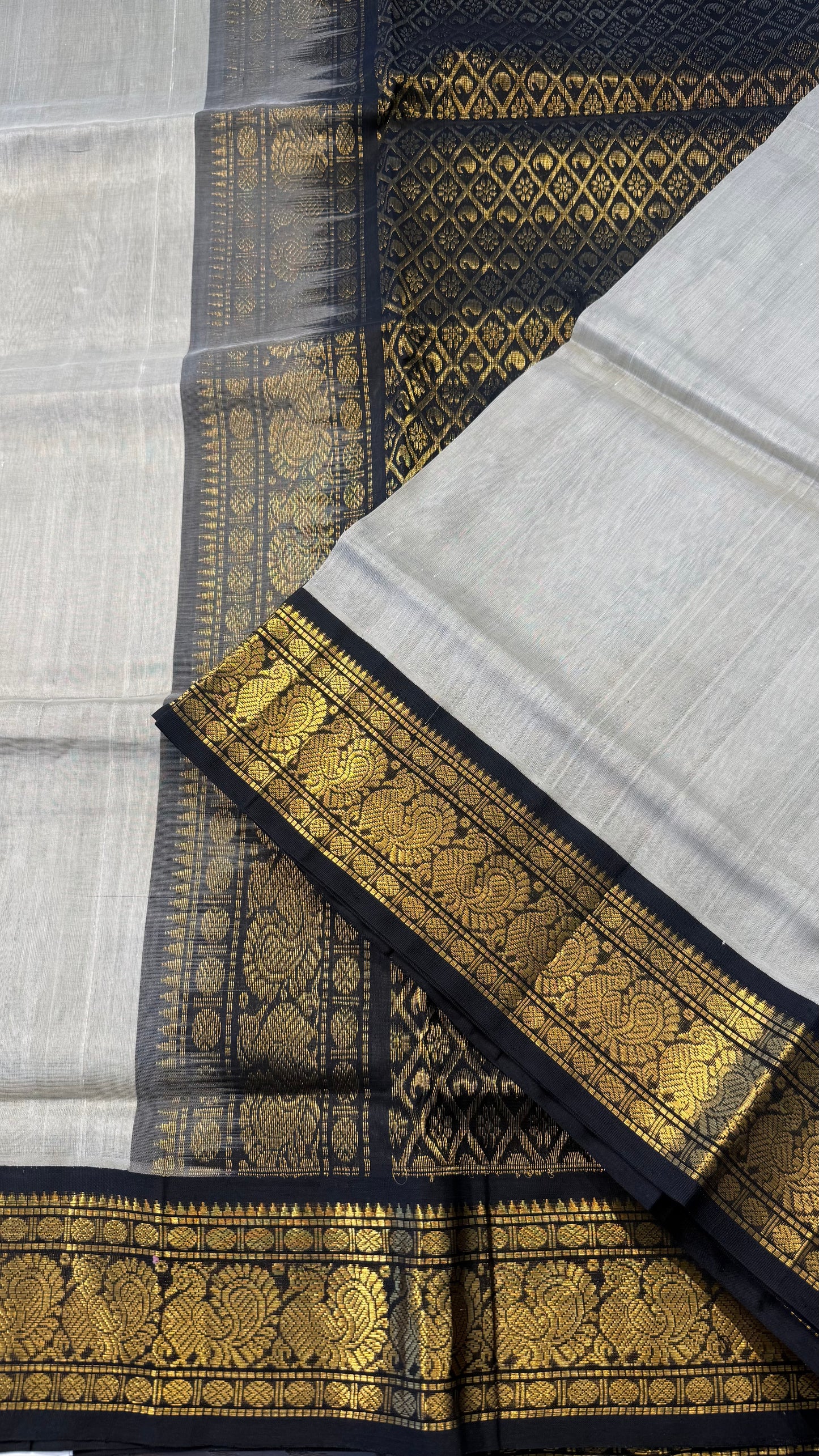 HANDLOOM KANCHIPURAM SILK COTTON (KSC230)