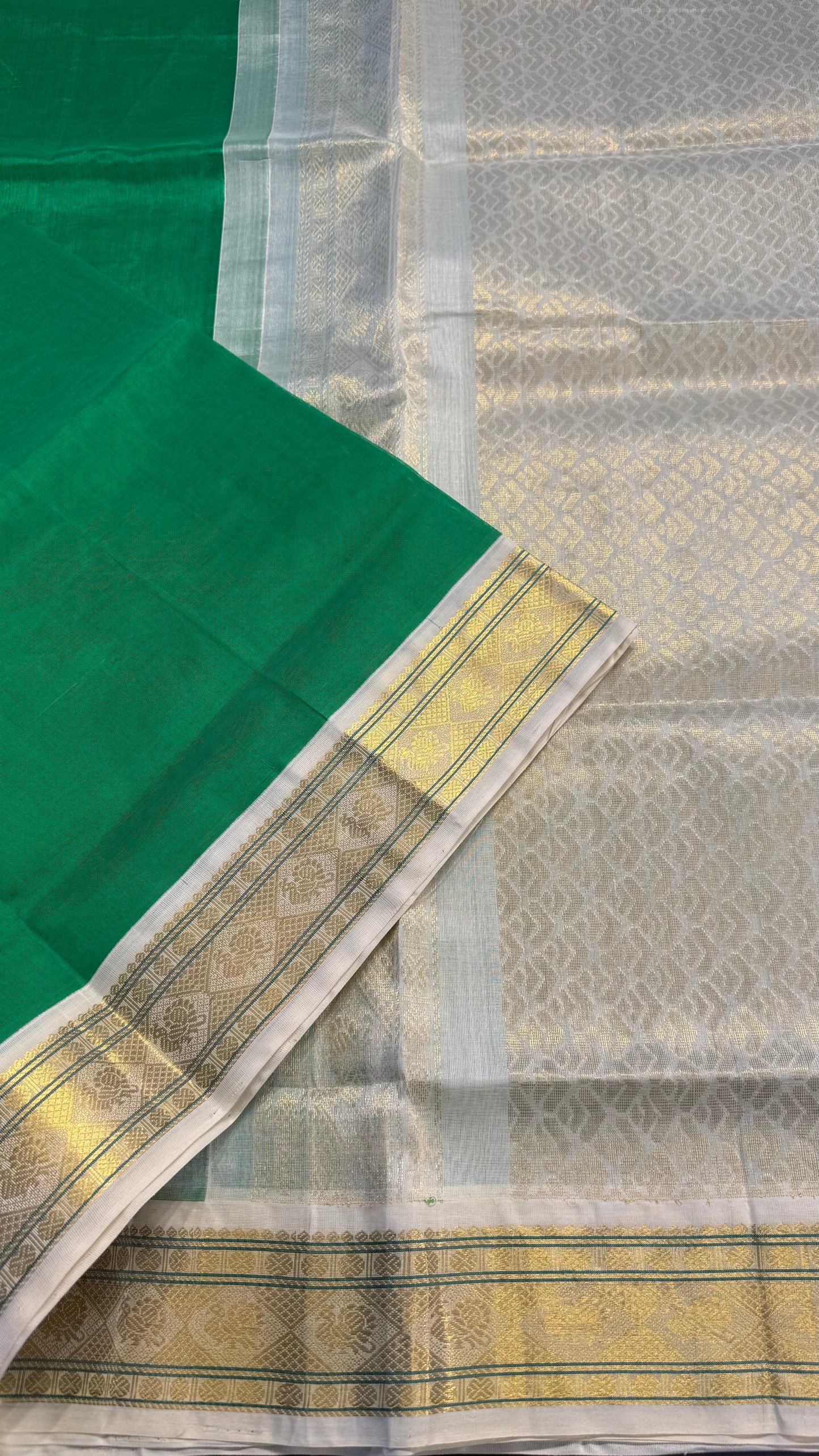 HANDLOOM KANCHIPURAM SILK COTTON (KSC181)