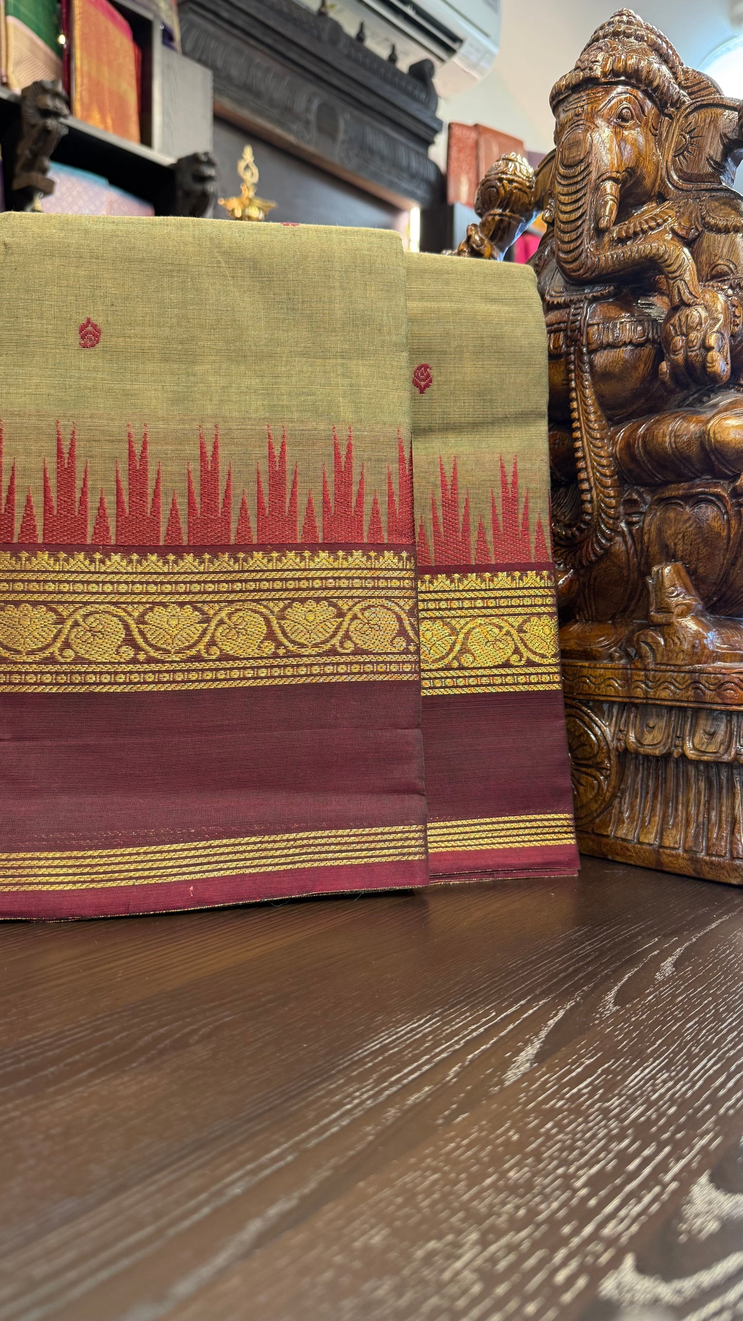 Kanchi Cotton Saree