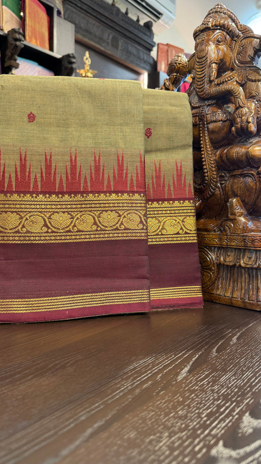 Kanchi Cotton Saree