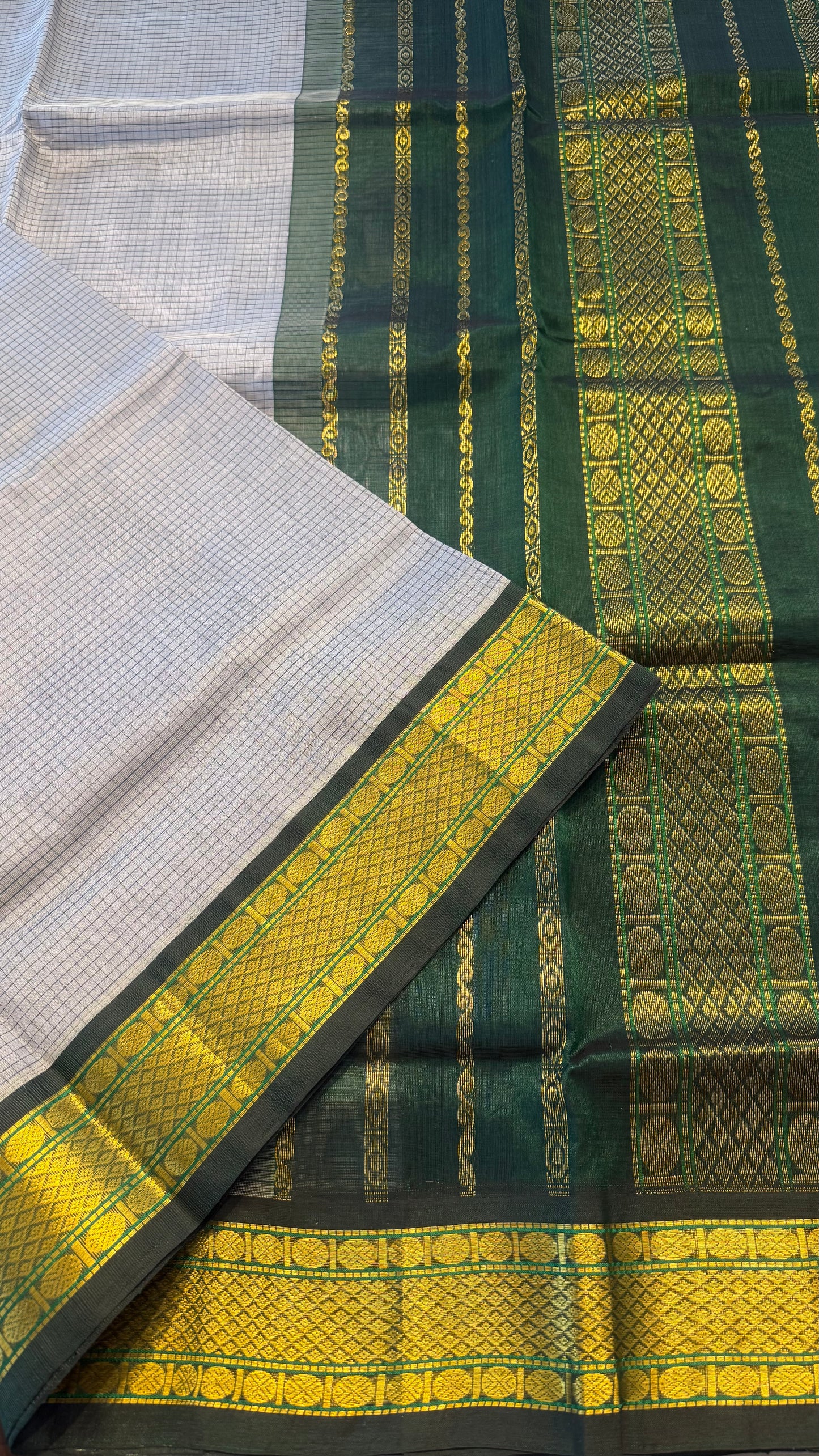 HANDLOOM KANCHIPURAM SILK COTTON (KSC262)