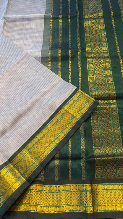 HANDLOOM KANCHIPURAM SILK COTTON (KSC262)