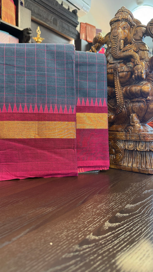 Kanchi Cotton Saree