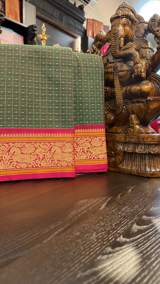 Kanchi Cotton Saree