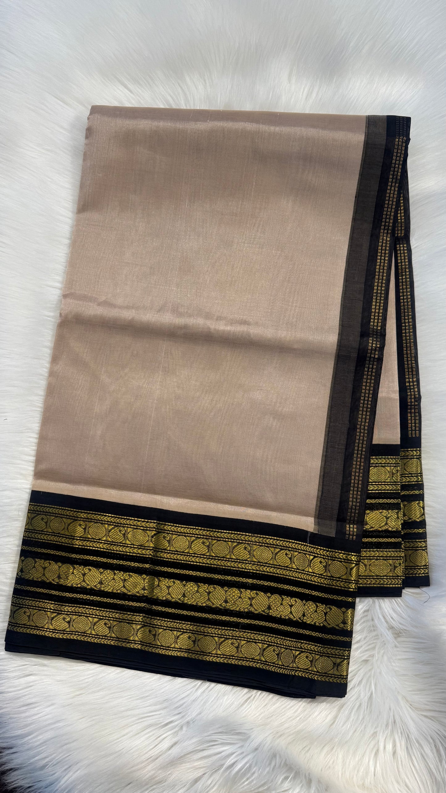 HANDLOOM KANCHIPURAM SILK COTTON (KSC153)