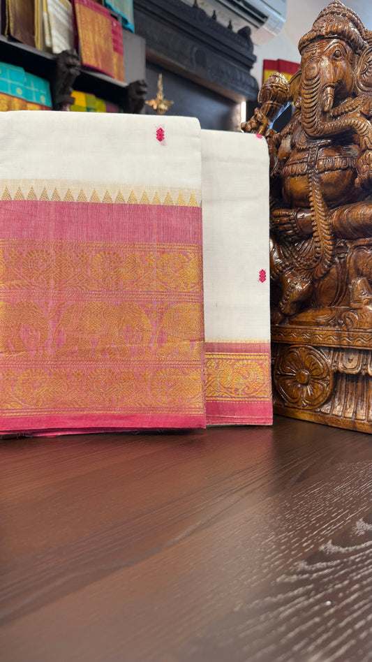 Kanchi Cotton Saree