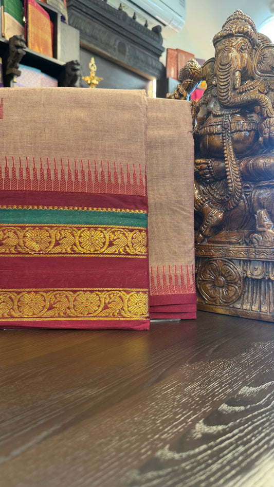 Kanchi Cotton Saree