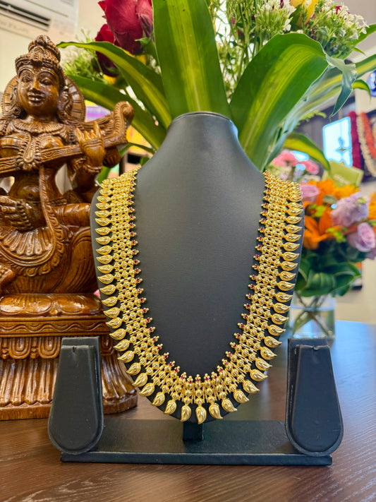 Kshamya 916 Polish Mango Long Necklace