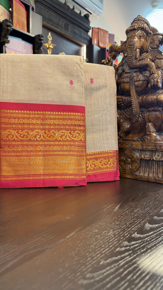 Kanchi Cotton Saree
