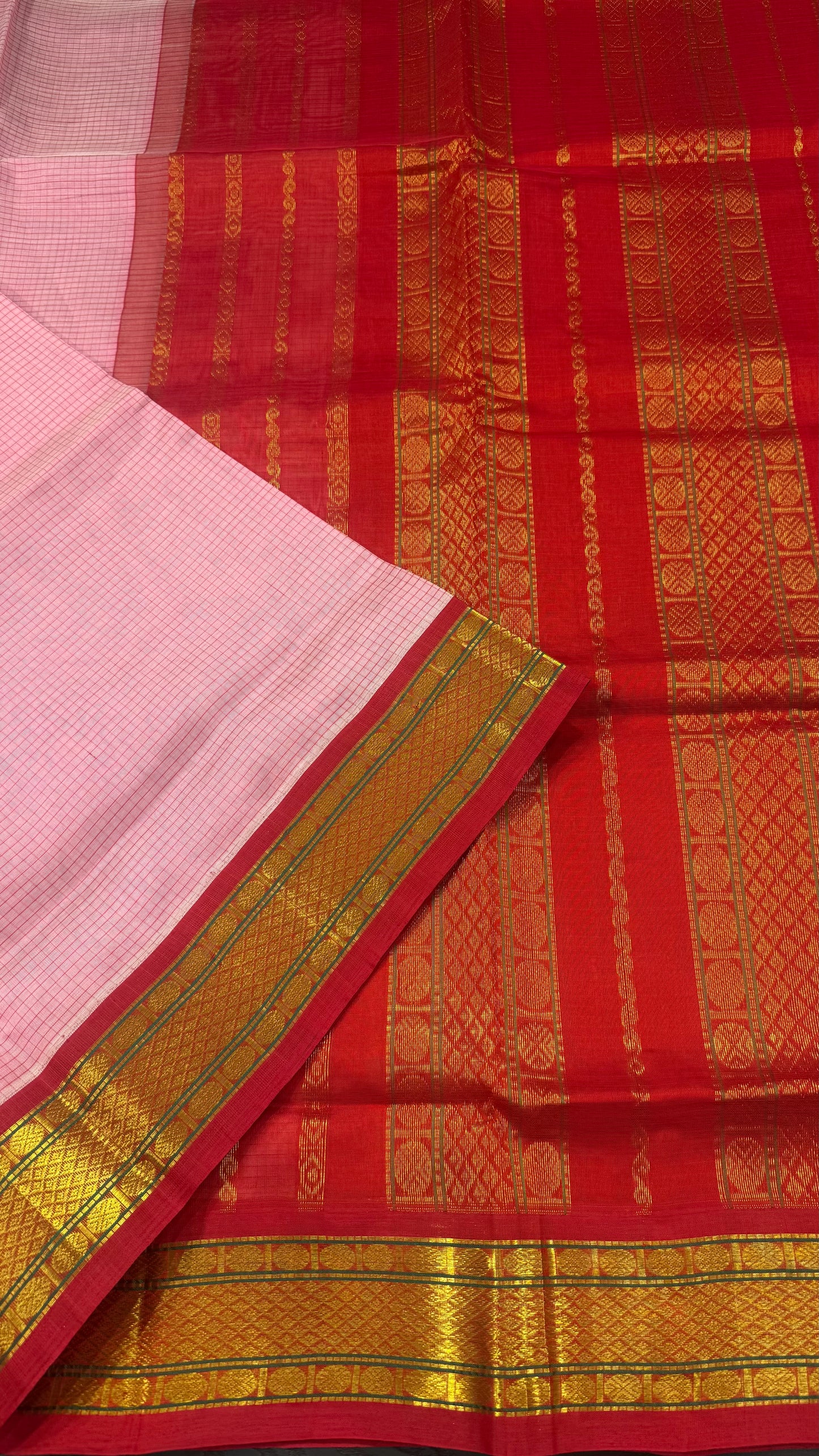 HANDLOOM KANCHIPURAM SILK COTTON (KSC250)