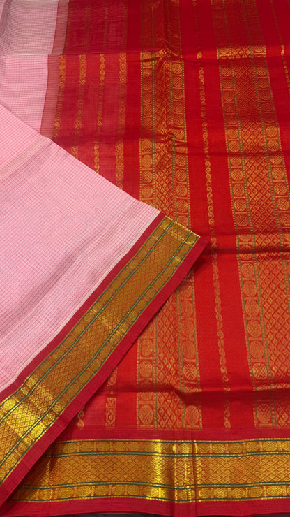 HANDLOOM KANCHIPURAM SILK COTTON (KSC250)